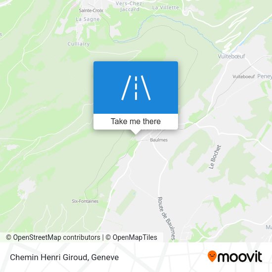Chemin Henri Giroud map