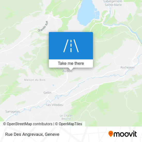 Rue Des Angrevaux map