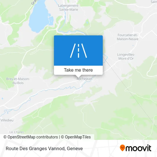 Route Des Granges Vannod map