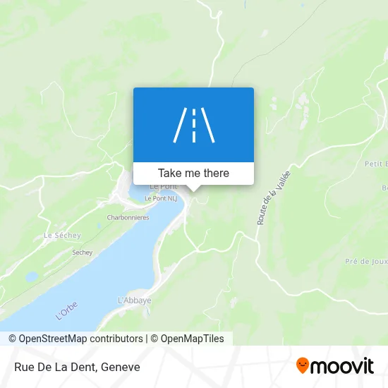 Rue De La Dent map