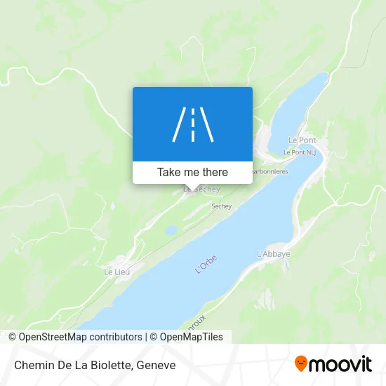 Chemin De La Biolette map