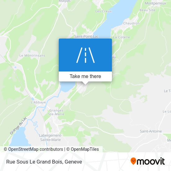 Rue Sous Le Grand Bois map