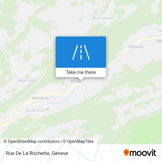 Rue De La Rochette map
