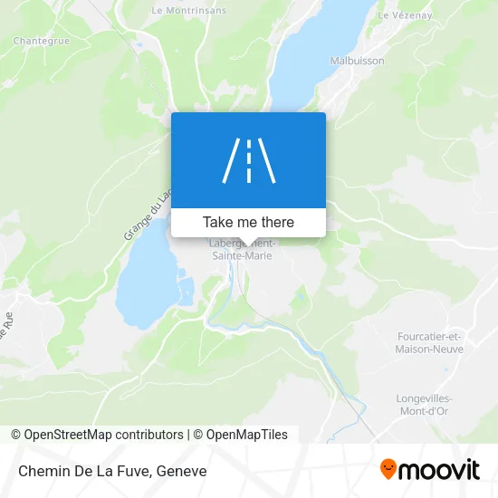 Chemin De La Fuve map