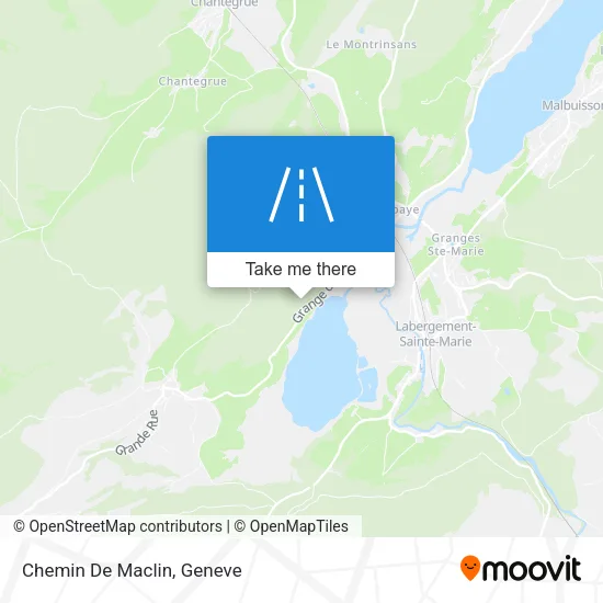 Chemin De Maclin map