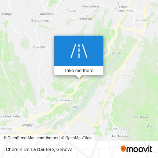 Chemin De La Dautère map
