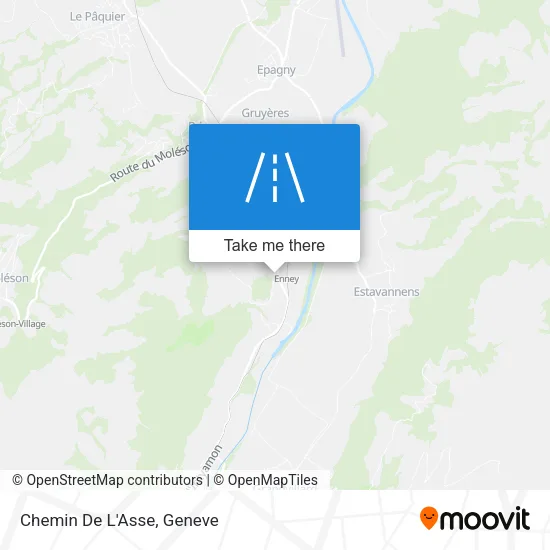 Chemin De L'Asse map