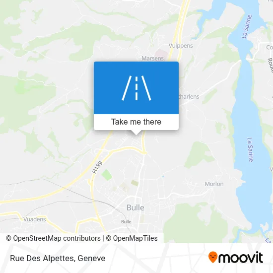 Rue Des Alpettes map