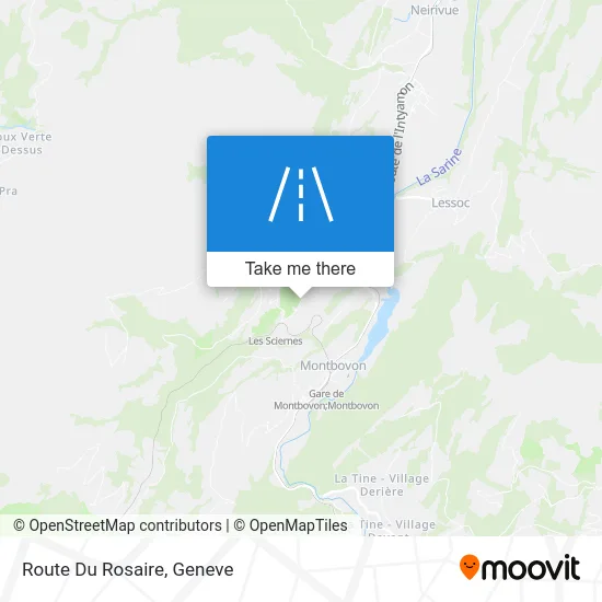 Route Du Rosaire map