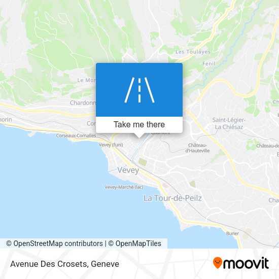 Avenue Des Crosets map