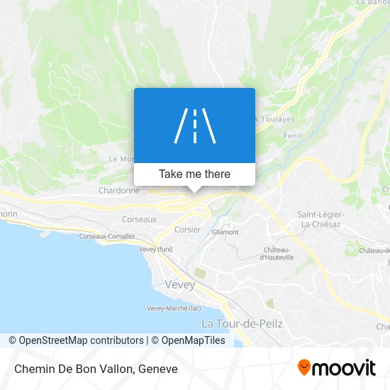 Chemin De Bon Vallon map