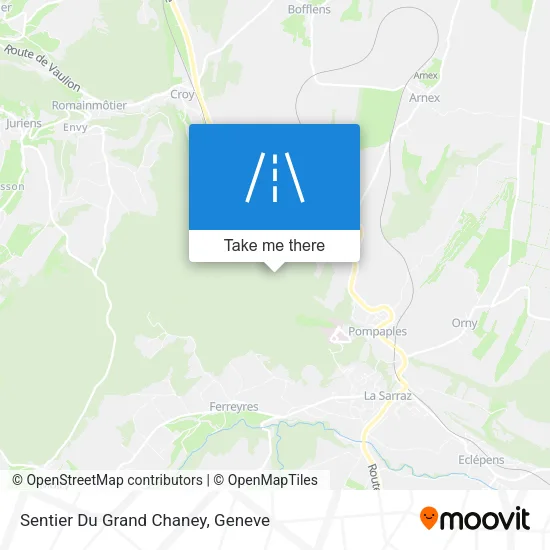 Sentier Du Grand Chaney plan