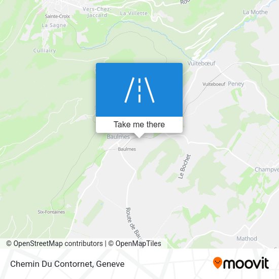 Chemin Du Contornet map