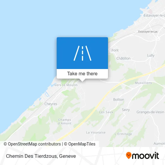 Chemin Des Tierdzous map