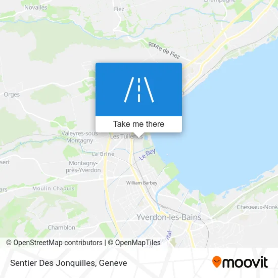 Sentier Des Jonquilles map