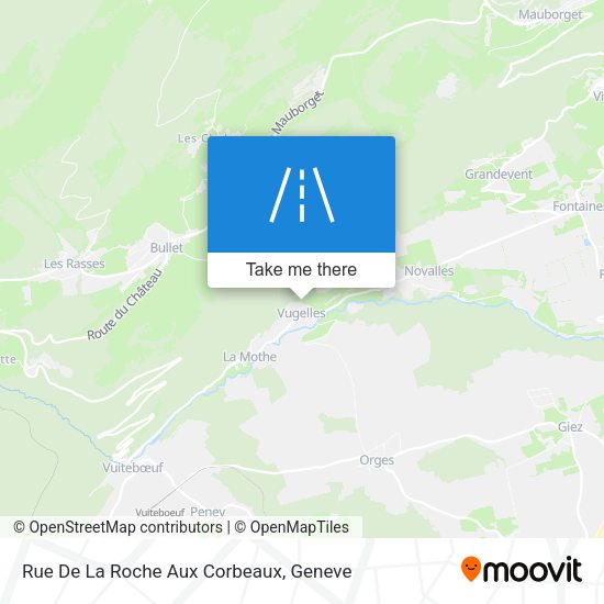 Rue De La Roche Aux Corbeaux map