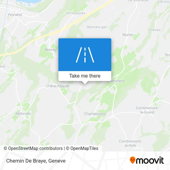 Chemin De Braye map