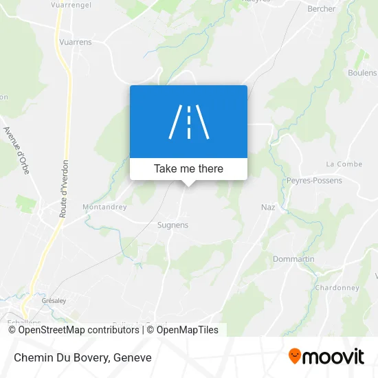 Chemin Du Bovery map