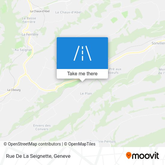 Rue De La Seignette map