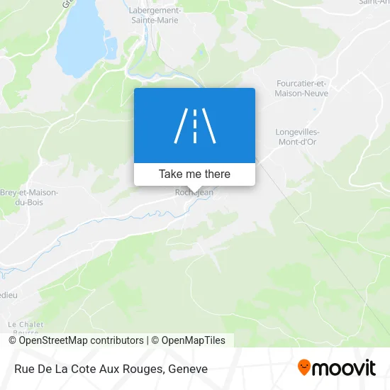 Rue De La Cote Aux Rouges map