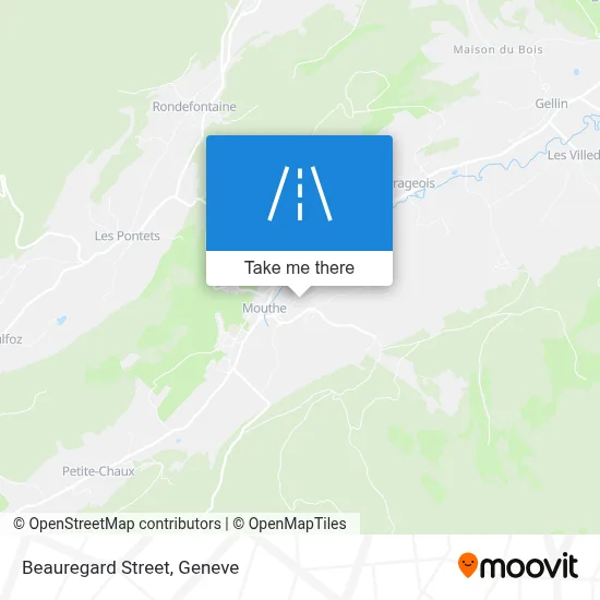 Rue De Beauregard map