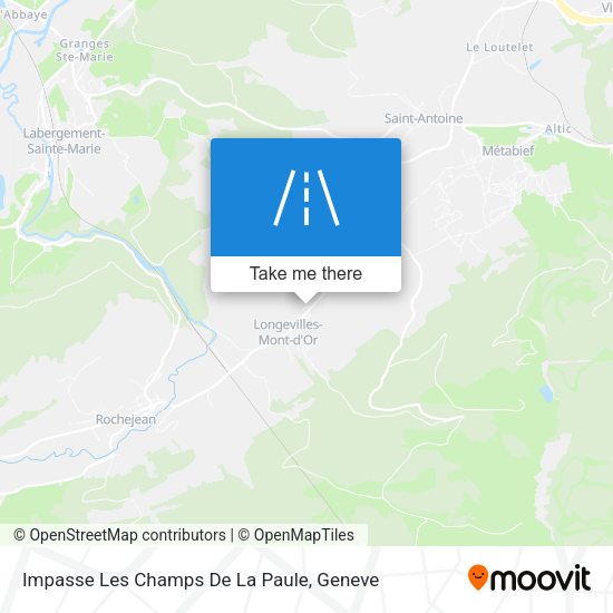 Impasse Les Champs De La Paule map
