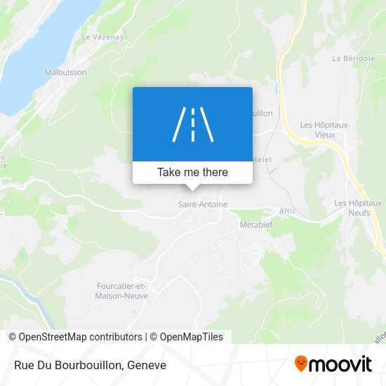 Rue Du Bourbouillon map