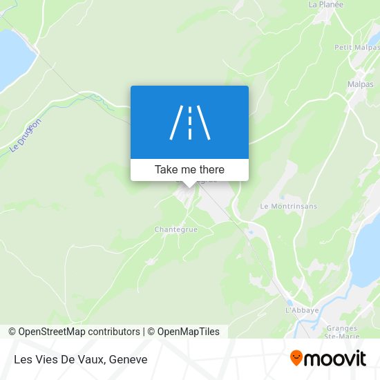 Les Vies De Vaux map