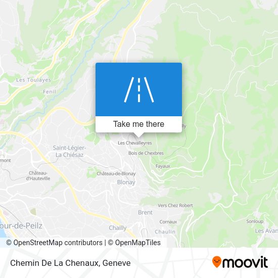 Chemin De La Chenaux map