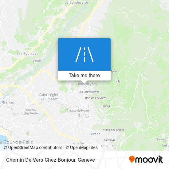 Chemin De Vers-Chez-Bonjour map