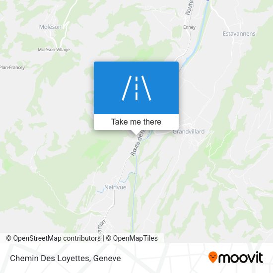 Chemin Des Loyettes map