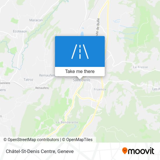 Châtel-St-Denis Centre map