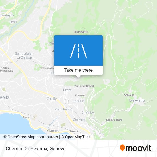 Chemin Du Béviaux map