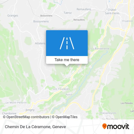 Chemin De La Céramone map