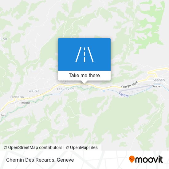 Chemin Des Recards map