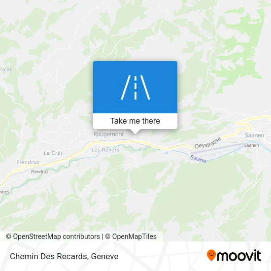 Chemin Des Recards map