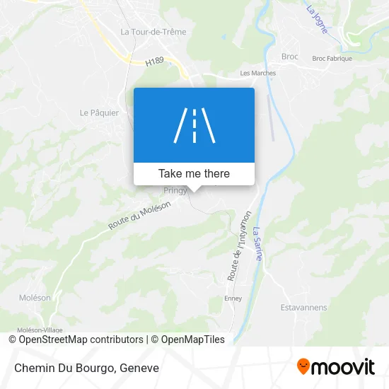 Chemin Du Bourgo map