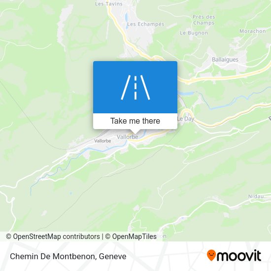 Chemin De Montbenon map