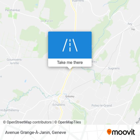Avenue Grange-À-Janin map