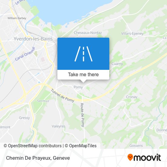 Chemin De Prayeux map