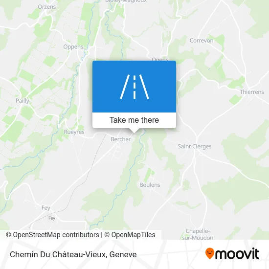 Chemin Du Château-Vieux map