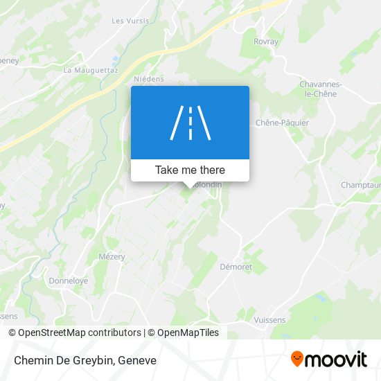 Chemin De Greybin map