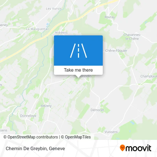 Chemin De Greybin map