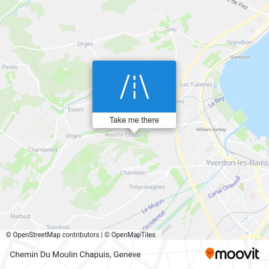 Chemin Du Moulin Chapuis map