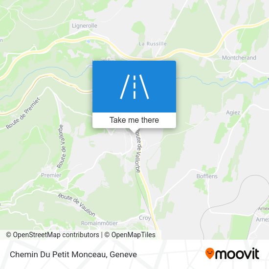 Chemin Du Petit Monceau map