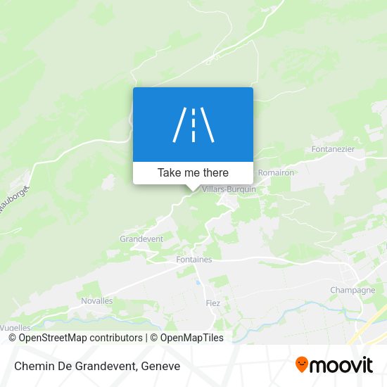 Chemin De Grandevent map