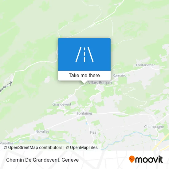Chemin De Grandevent map