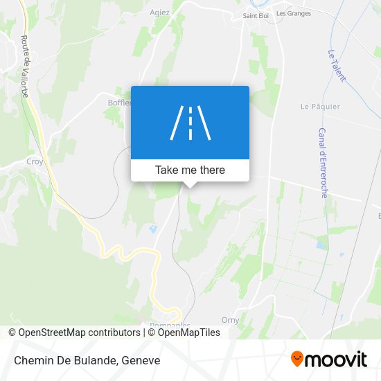 Chemin De Bulande map