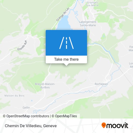 Chemin De Villedieu map