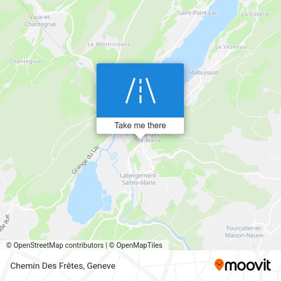 Chemin Des Frêtes map